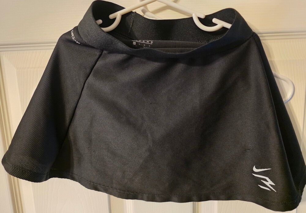 Nike Black Flared Mini Skirt Size 6X Kids 6-7 Years Polyester Elastane